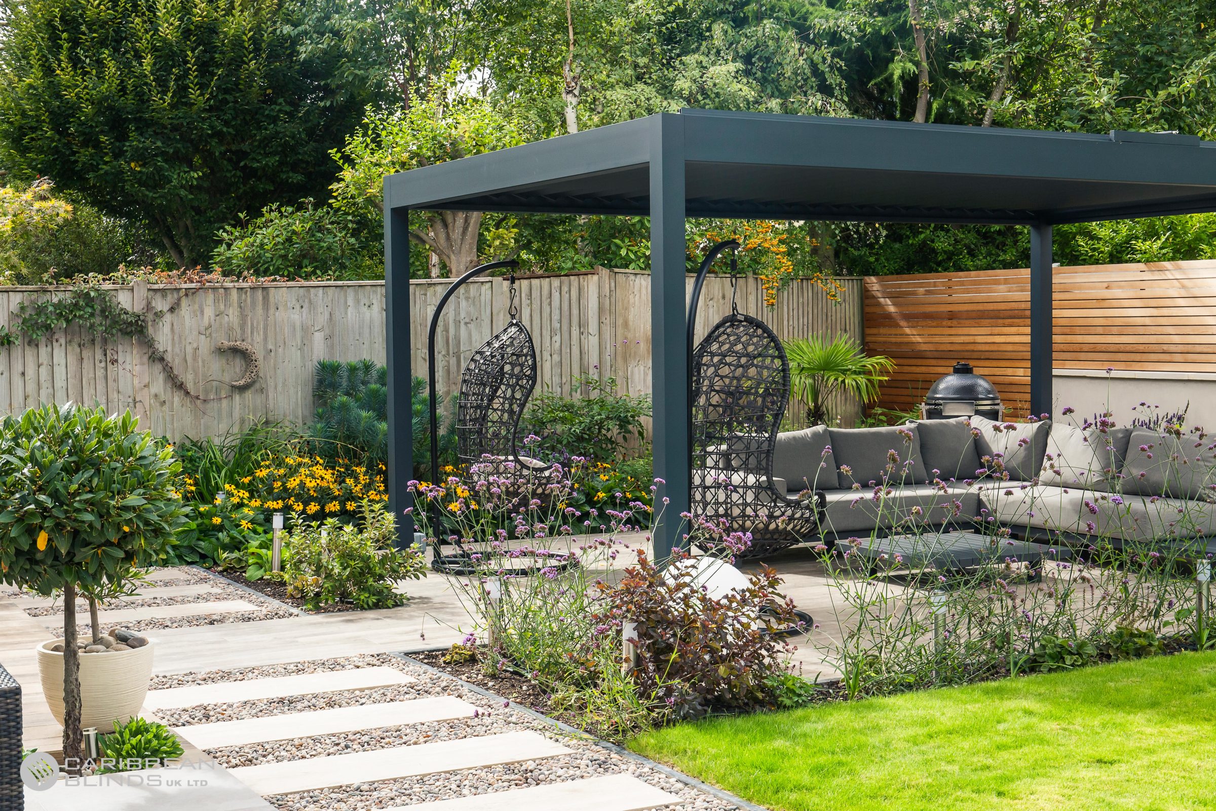 install an outdoor kitchen CB - Classic Outdoor Living Pod - Grey - 43 - garden pergolas - The Gallery