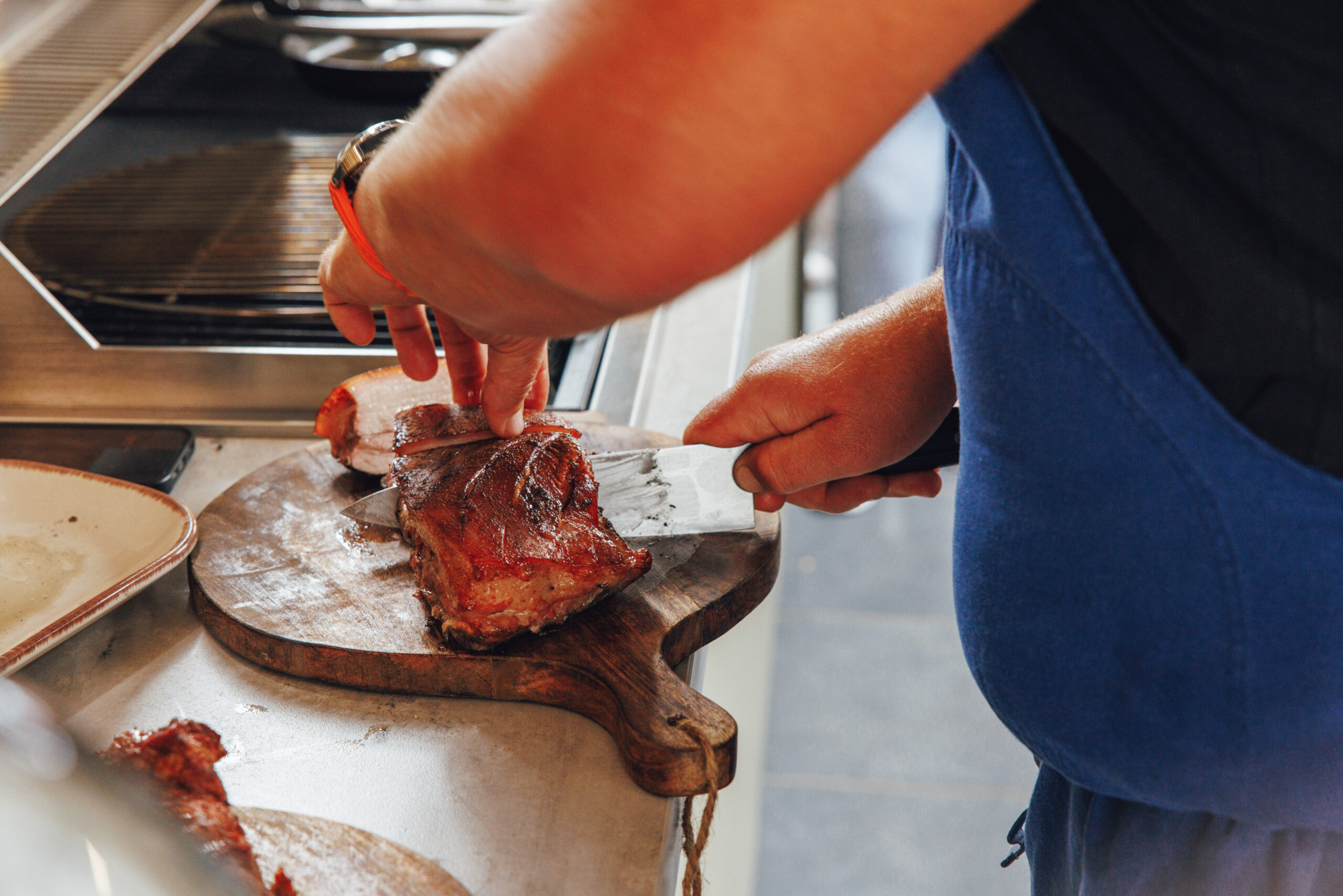 Outdoor cooking classes at The Gallery al fresco